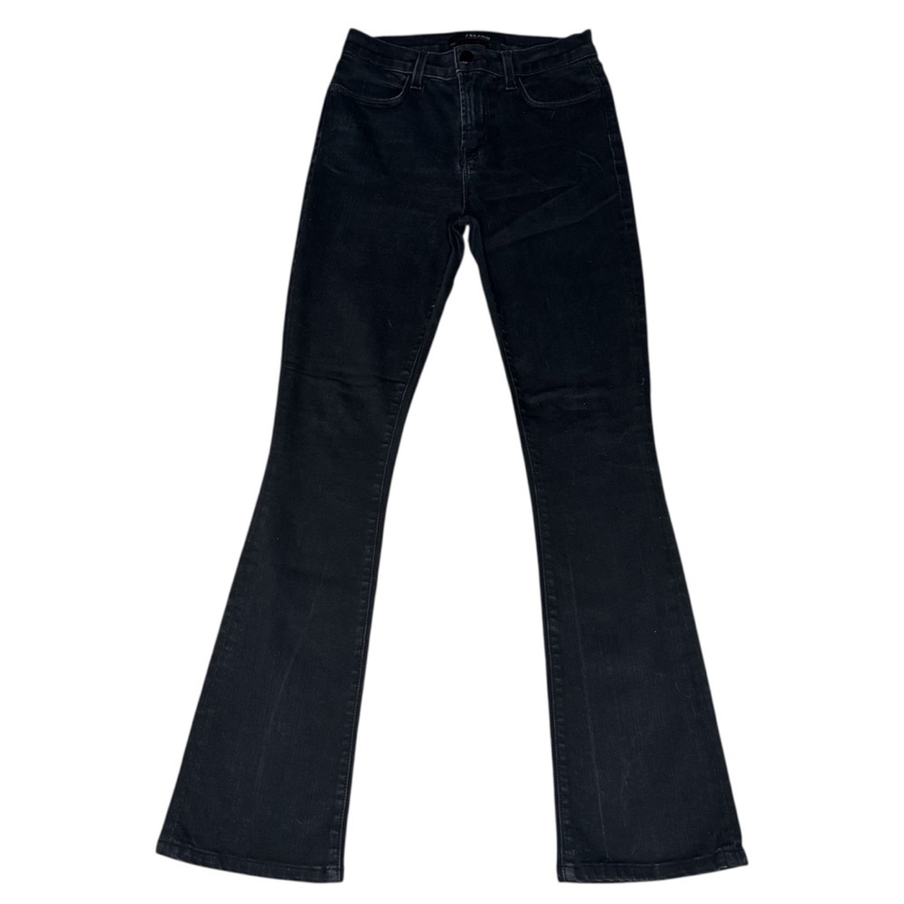 J Brand Remy Black Wash High Waist Flare Jeans Size 25